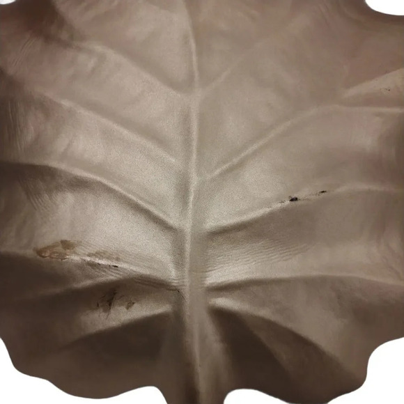 Handmade Arda Glassware Autumn Leaf Platter - Picture 6 of 6